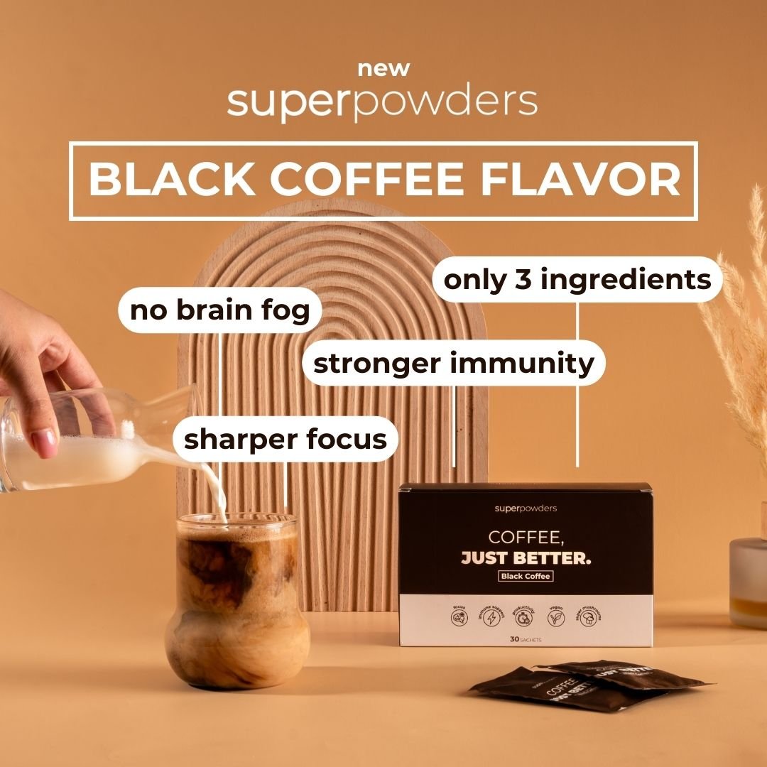 BLACK COFFEE - drinksuperpowders