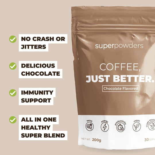 CHOCOLATE FLAVORED - drinksuperpowders